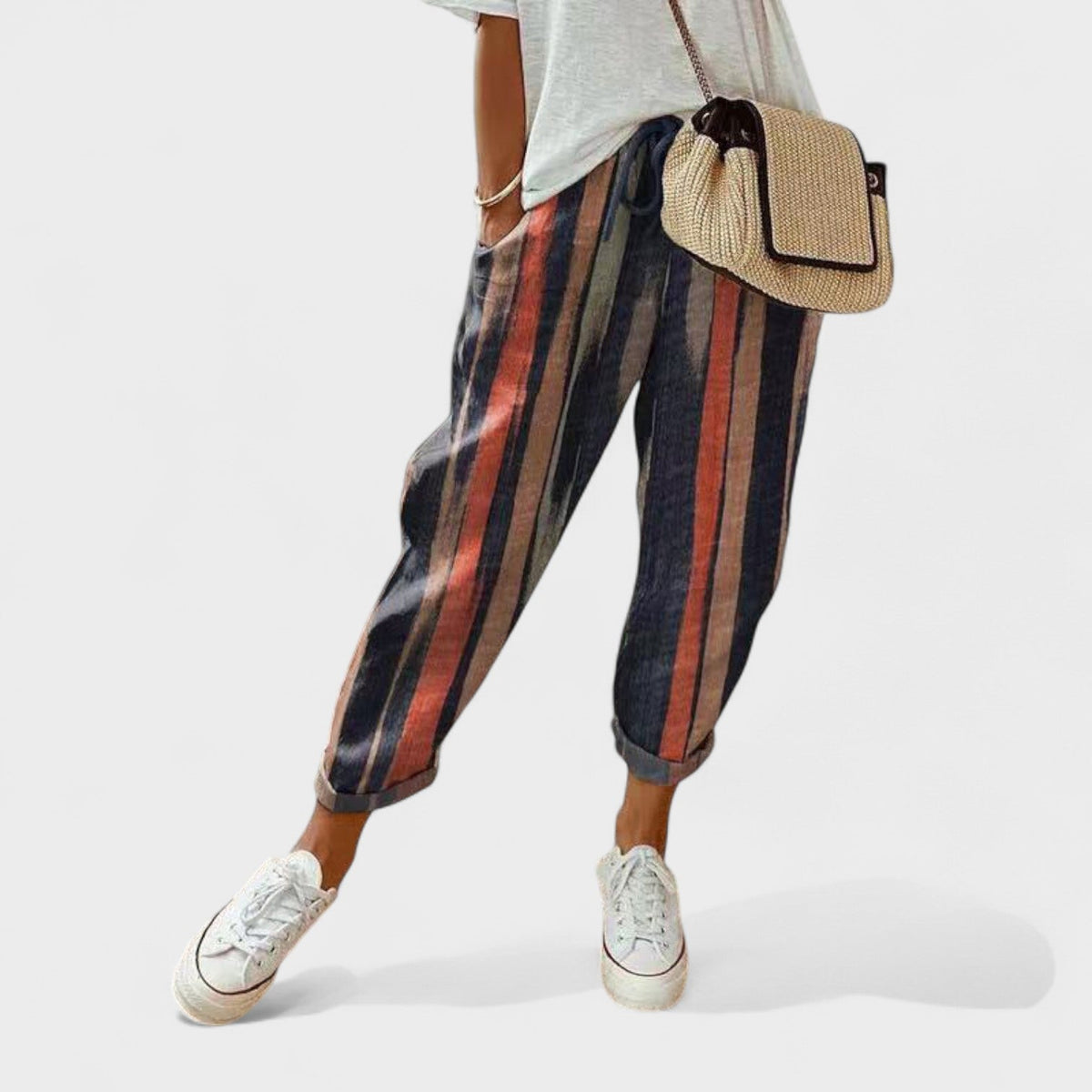 Francisca – Calças de linho modernas e casuais