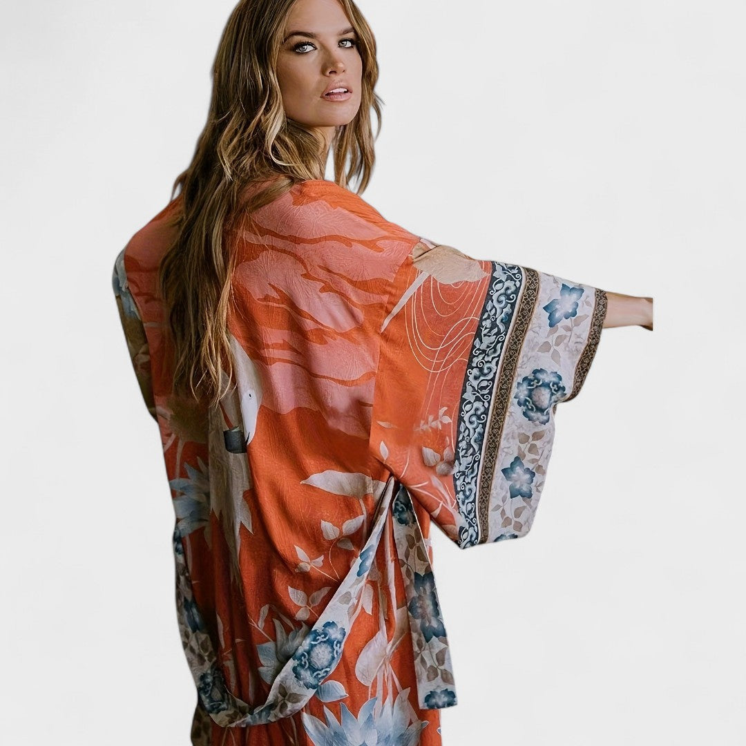 Petra - Kimono Longo Estilo Boho
