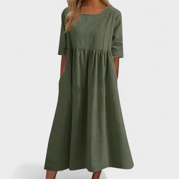 Manuela - Vestido de Algodão Arejado