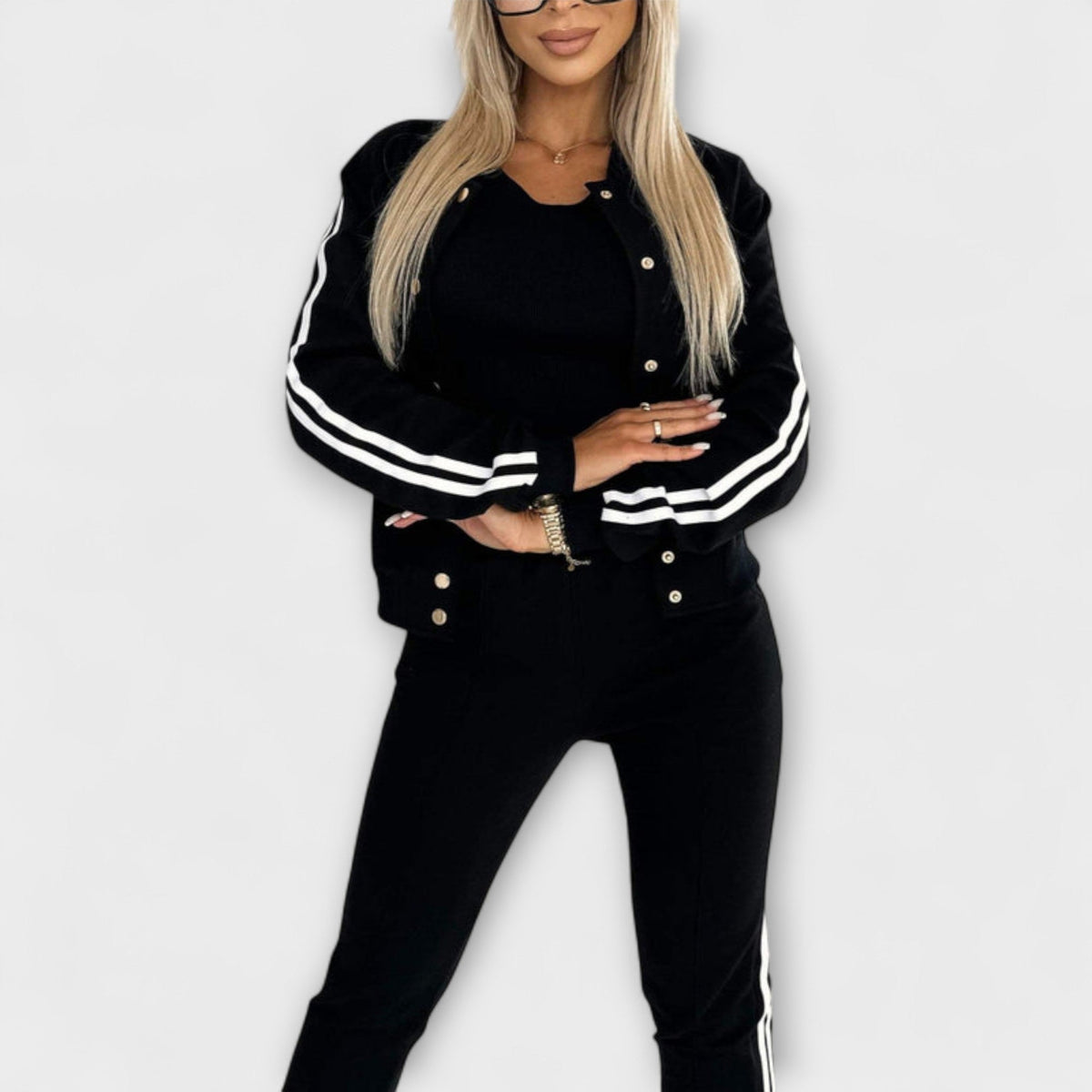 Eulalia - Conjunto de casaco, colete e calças