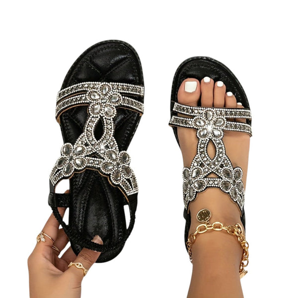 Julia - Sandálias Ortopédicas Brilho e Elegância