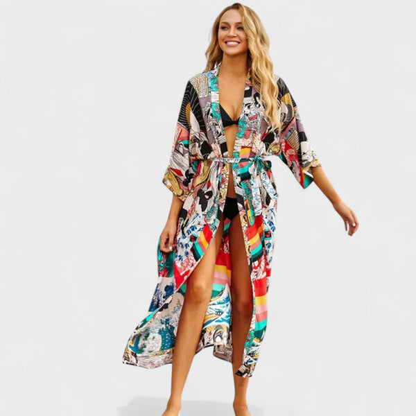 Petra - Kimono Longo Estilo Boho