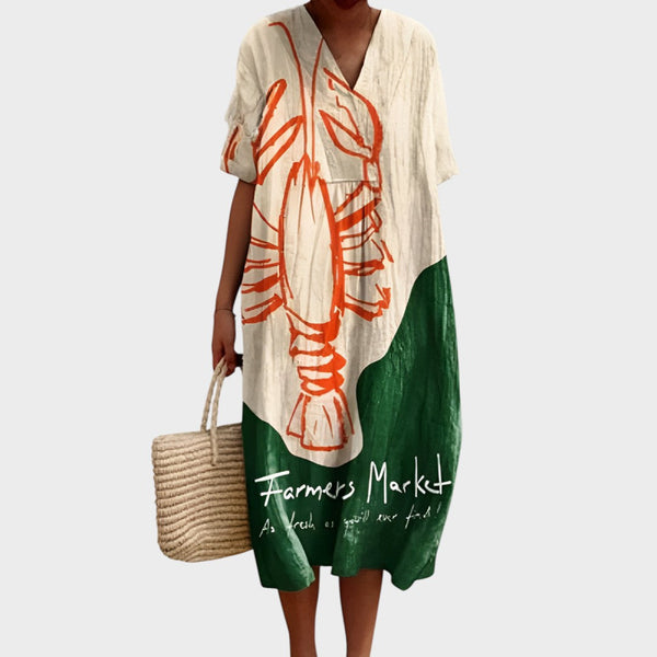 Gabriela - Vestido Casual Artístico